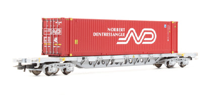 Pre-Owned SNCF Bogie Flat Wagon With Container Load
