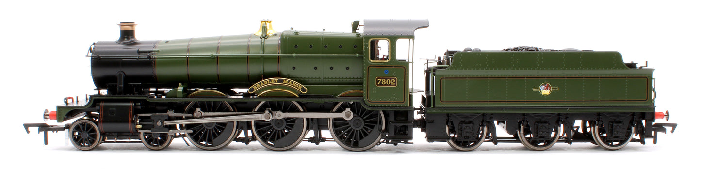 Bradley Manor BR Lined Green Late Crest 78xx Manor Class 4-6-0 Steam Locomotive No.7802 - Sound Fitted