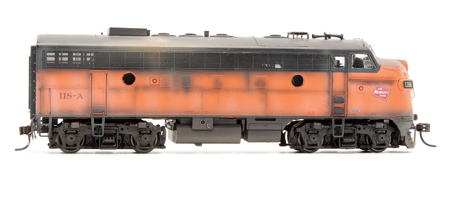 Pre-Owned Genesis Milwaukee Road F-7A/F - 7B Set Freight - Custom Weathered - DCC Fitted