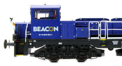 Clayton Class 18 (18006-15) / CBD90 Beacon Rail Hybrid Battery Diesel Locomotive (BMAC Light Cluster)