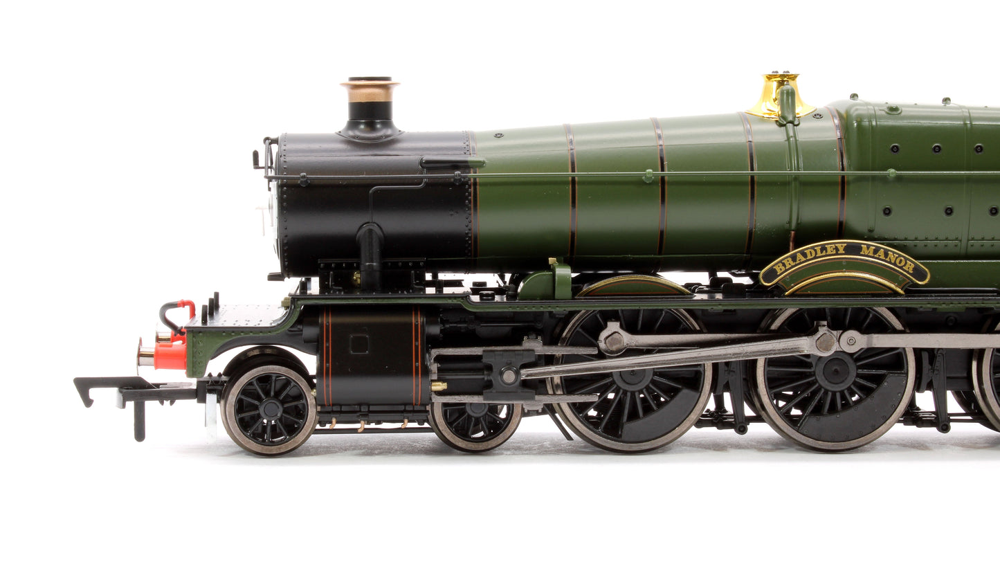 Pre-Owned 4S-001-014 Bradley Manor BR Lined Green Late Crest 78xx Manor Class 4-6-0 Steam Locomotive No.7802