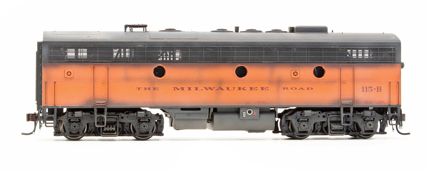 Pre-Owned Genesis Milwaukee Road F-7A/F - 7B Set Freight - Custom Weathered - DCC Fitted