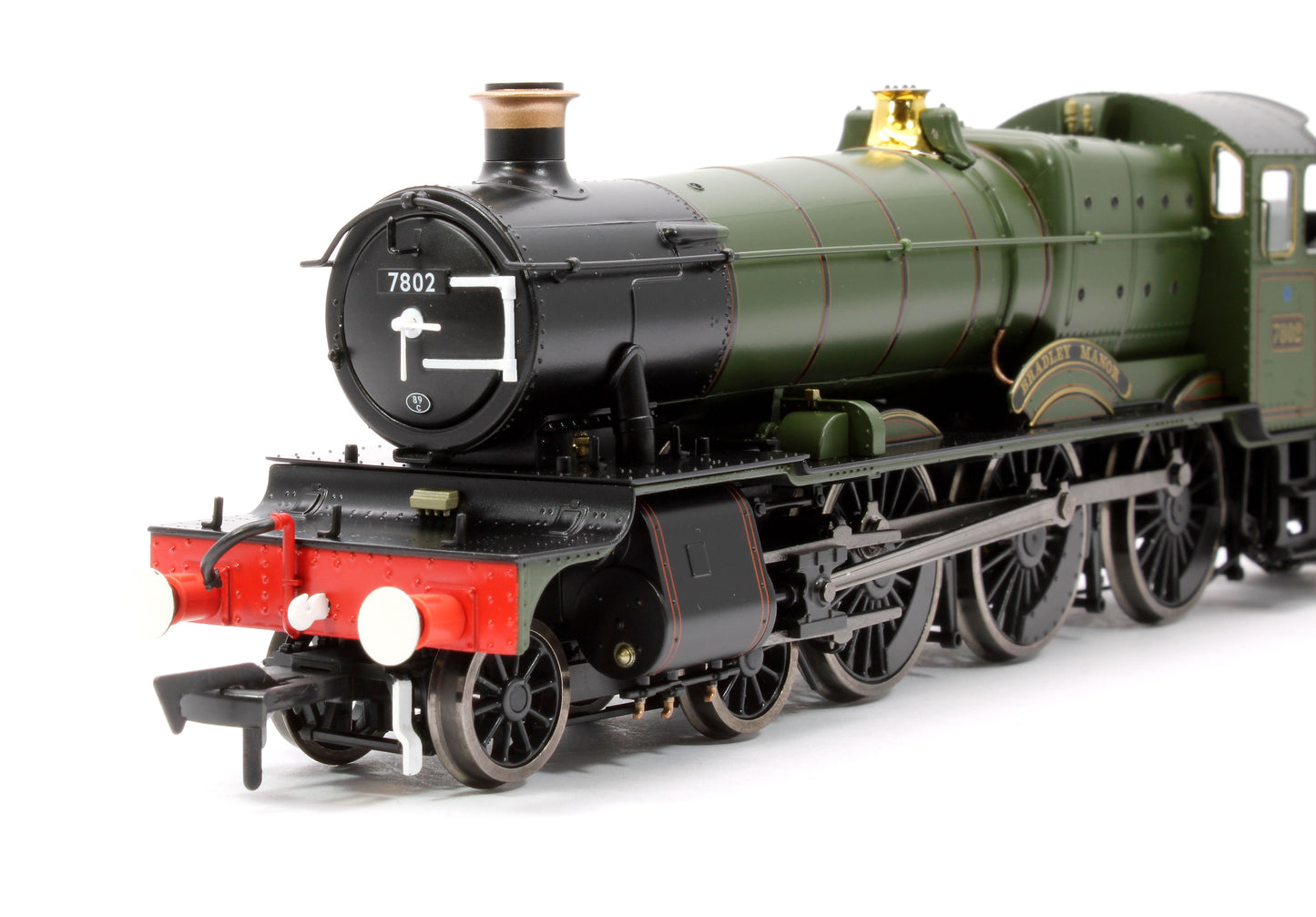 Bradley Manor BR Lined Green Late Crest 78xx Manor Class 4-6-0 Steam Locomotive No.7802 - DCC Fitted