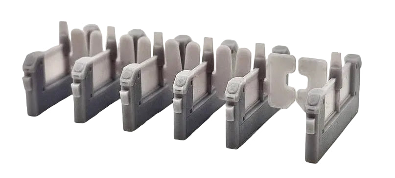OO Gauge Ticket Barriers (5 Channel) - Unpainted Model Kit