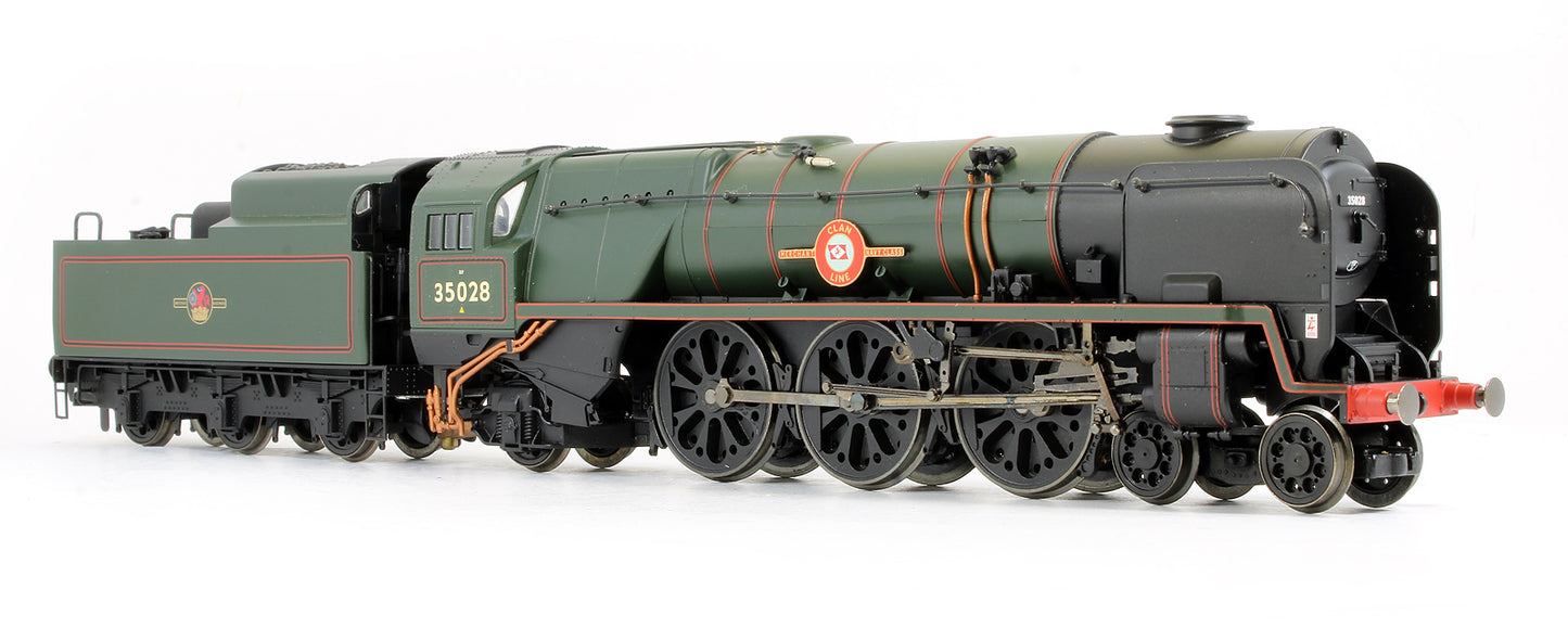 Pre-Owned BR Green 4-6-2 Merchant Navy Class 'Clan Line' 35028 Steam Locomotive