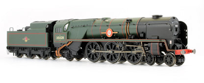 Pre-Owned BR Green 4-6-2 Merchant Navy Class 'Clan Line' 35028 Steam Locomotive