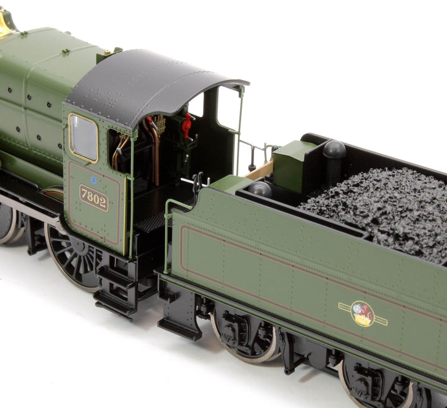 Bradley Manor BR Lined Green Late Crest 78xx Manor Class 4-6-0 Steam Locomotive No.7802 - DCC Fitted