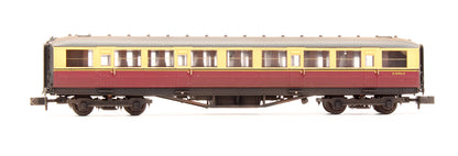 Pre-Owned BR Carmine & Cream Gresley 2nd Class Coach 'E12704E' - Custom Weathered
