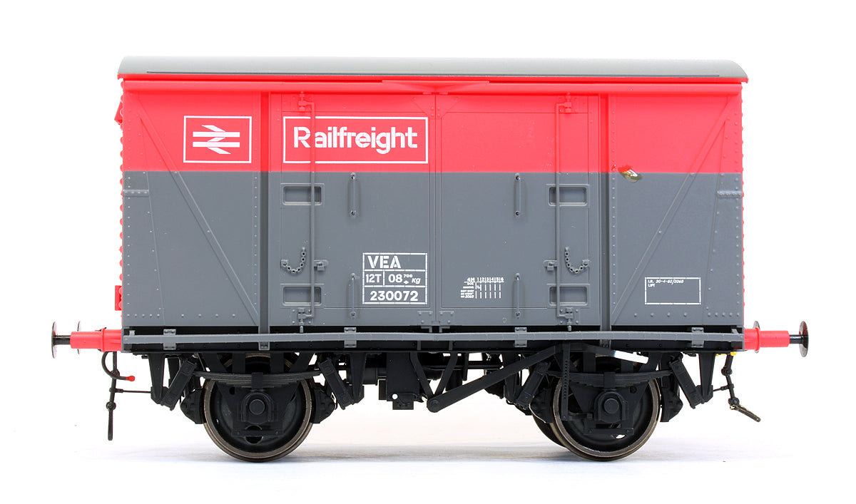 Pre-Owned Set Of 6 VEA 12t Goods Vans (Vanwide) Railfreight Red / Grey - Exclusive Edition