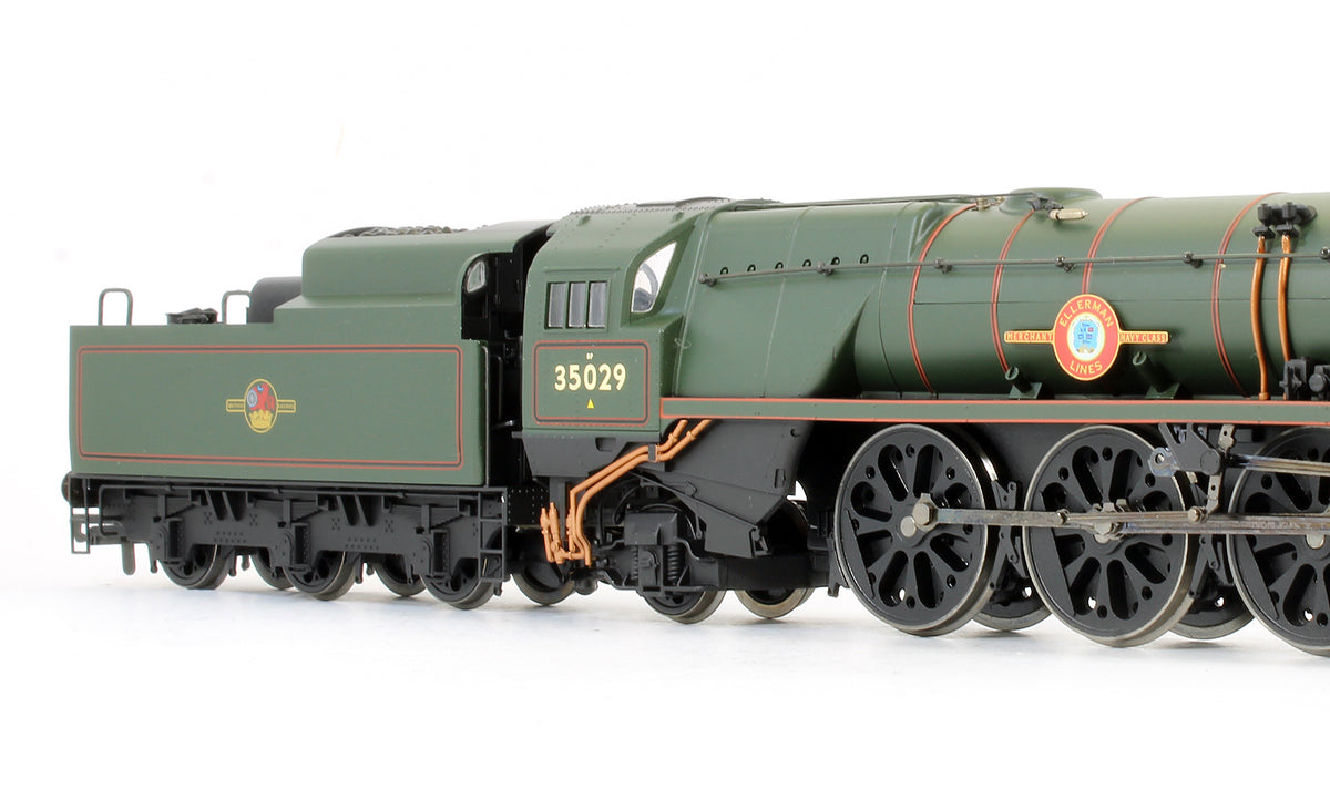 Pre-Owned BR Green 4-6-2 Merchant Navy Class 'Ellerman Lines' 35029 Steam Locomotive