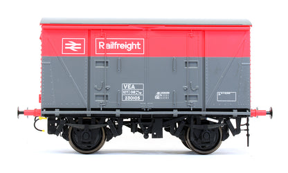 Pre-Owned Set Of 6 VEA 12t Goods Vans (Vanwide) Railfreight Red / Grey - Exclusive Edition