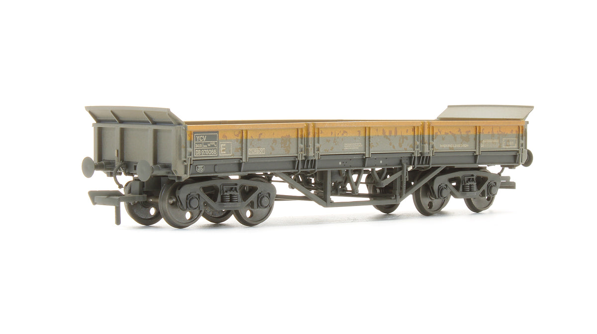 Pre-Owned YCV Turbot Bogie Ballast Wagon Civil Engineers (Dutch) DB978066 - Weathered