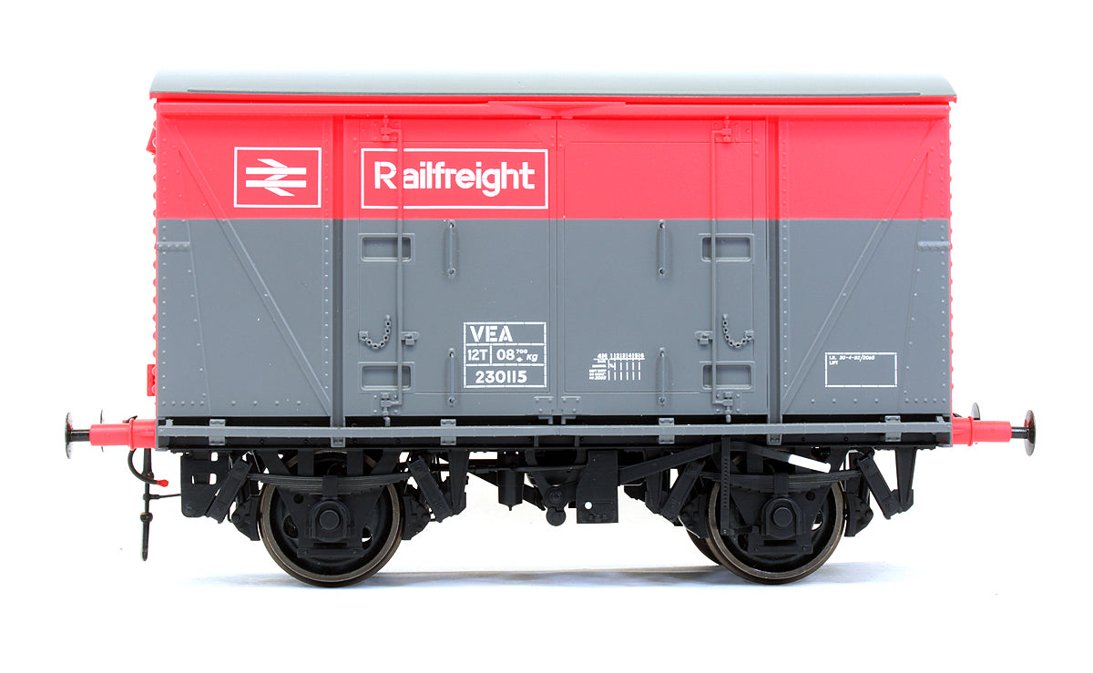 Pre-Owned Set Of 6 VEA 12t Goods Vans (Vanwide) Railfreight Red / Grey - Exclusive Edition