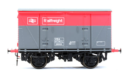 Pre-Owned Set Of 6 VEA 12t Goods Vans (Vanwide) Railfreight Red / Grey - Exclusive Edition