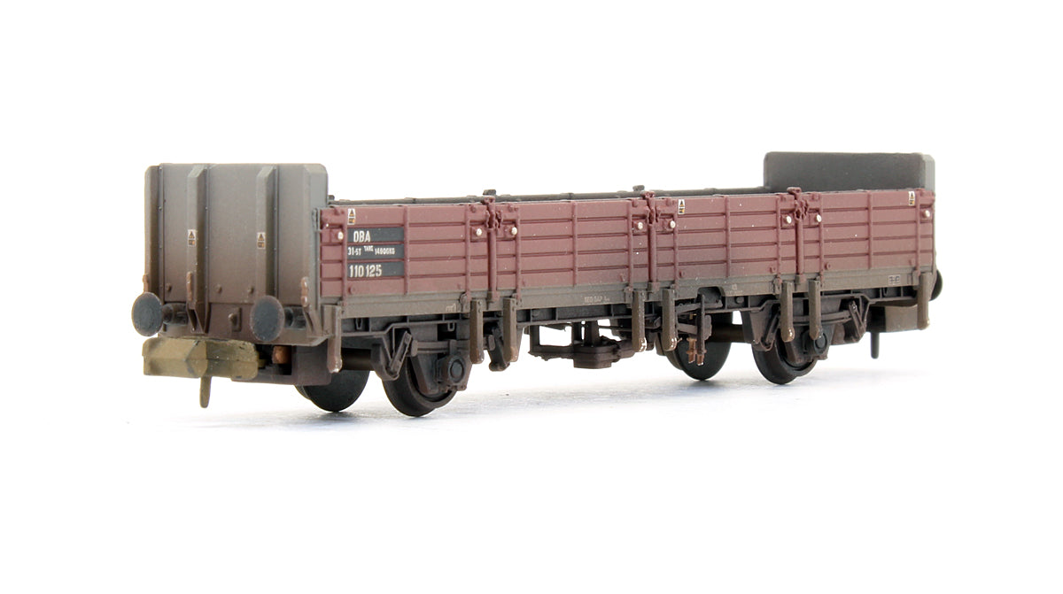 Pre-Owned BR OBA Open Wagon Low Ends EWS (Unbranded) No. 110125 - Custom Weathered
