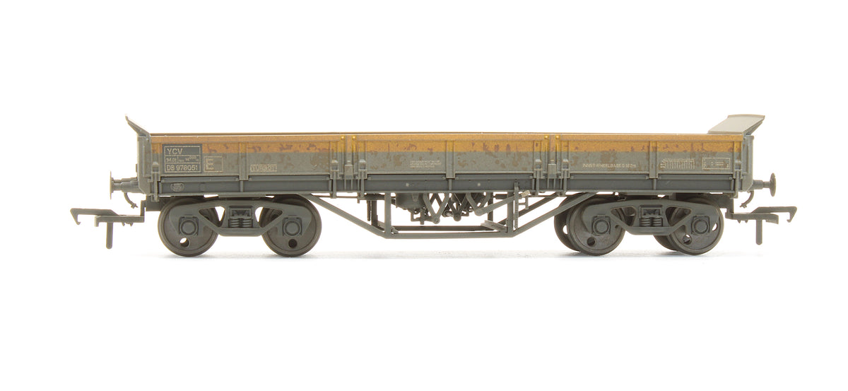 Pre-Owned YCV Turbot Bogie Ballast Wagon Civil Engineers (Dutch) DB978051 - Weathered