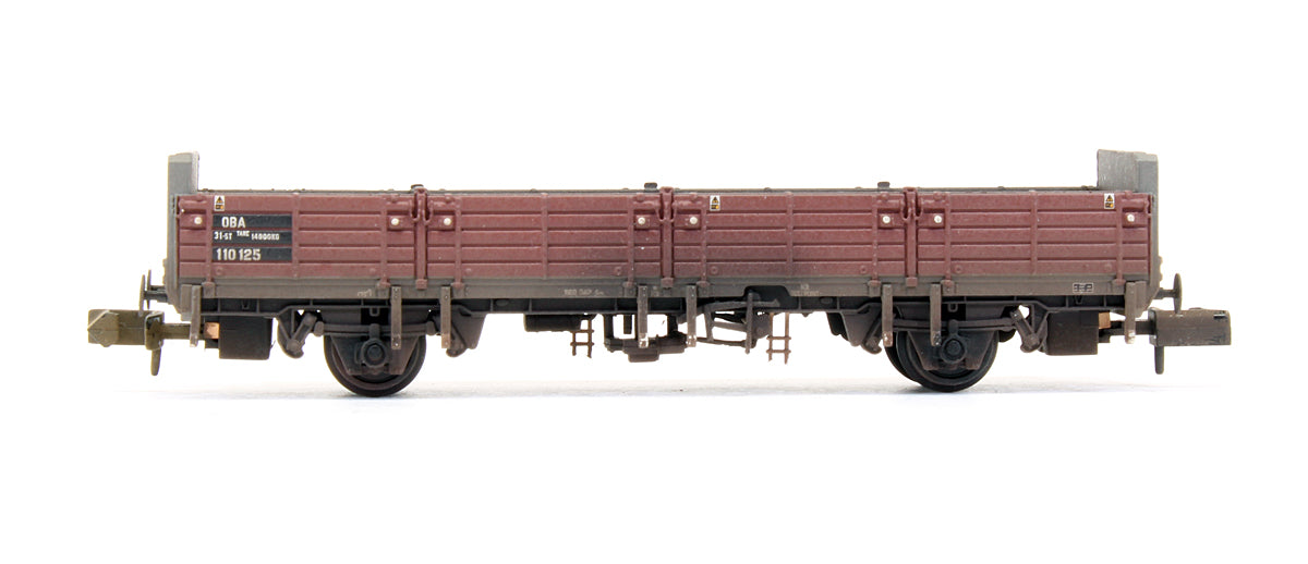 Pre-Owned BR OBA Open Wagon Low Ends EWS (Unbranded) No. 110125 - Custom Weathered