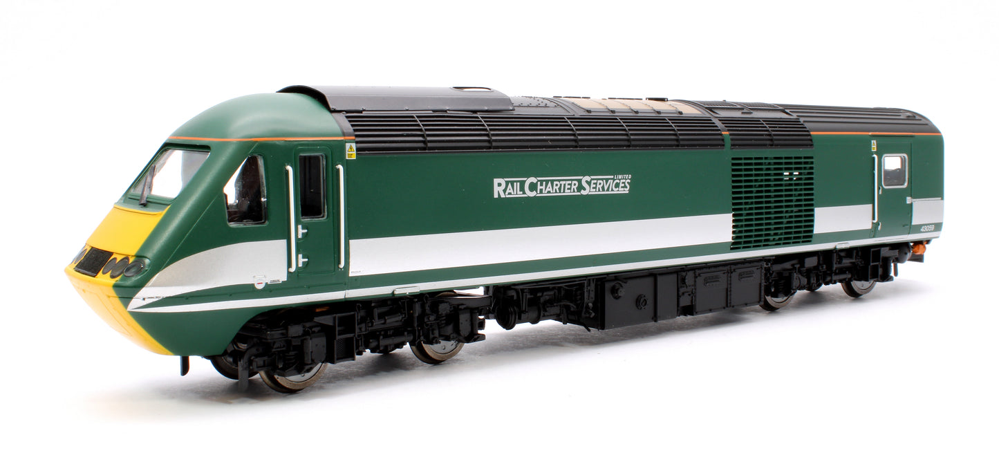 Class 43 HST Power Cars '43058 & 43059' Rail Charter Services Green Train Pack