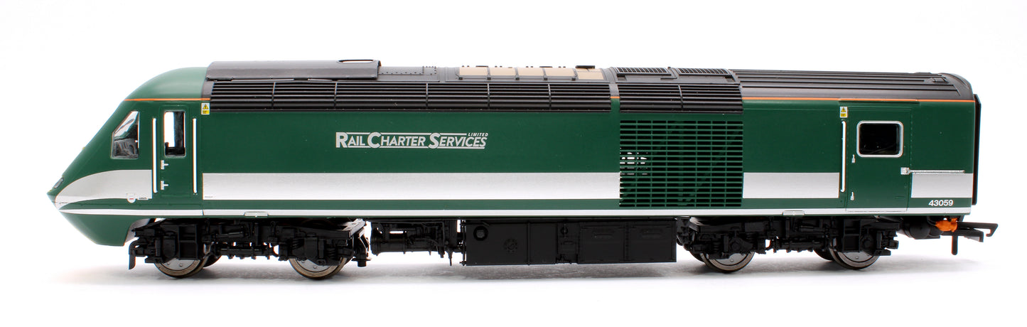 Class 43 HST Power Cars '43058 & 43059' Rail Charter Services Green Train Pack