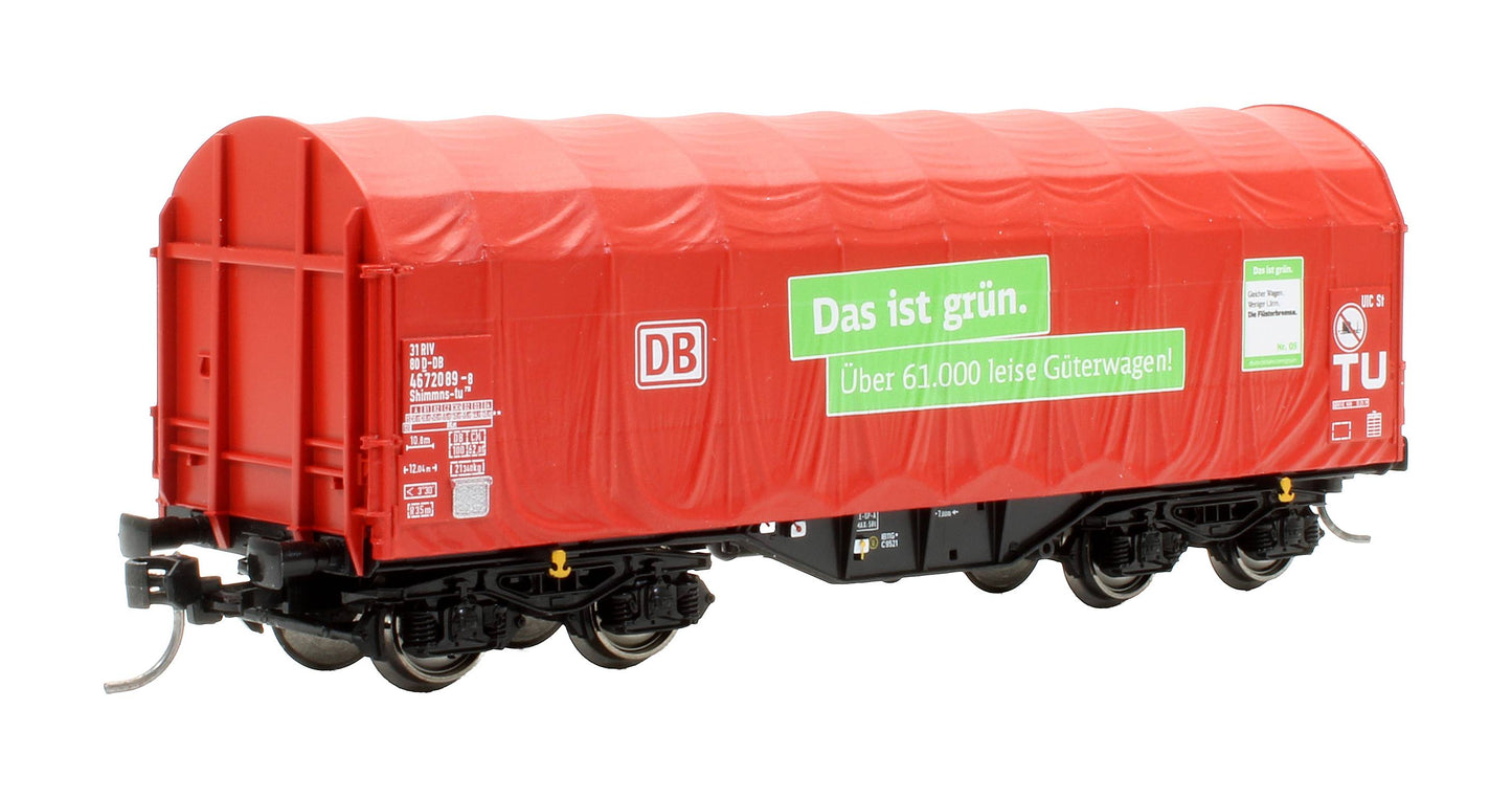 Pre-Owned 76011 3-Piece Set: DB Sliding Tarpaulin Wagons, Type Shimmns, DB '31 80 4776 012-3, 31 80 4776 254-1 & 31 80 4776 509-8'