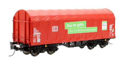 Pre-Owned 76011 3-Piece Set: DB Sliding Tarpaulin Wagons, Type Shimmns, DB '31 80 4776 012-3, 31 80 4776 254-1 & 31 80 4776 509-8'
