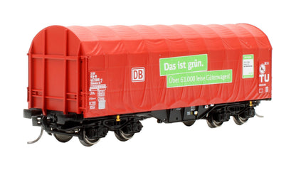 Pre-Owned 76011 3-Piece Set: DB Sliding Tarpaulin Wagons, Type Shimmns, DB '31 80 4776 012-3, 31 80 4776 254-1 & 31 80 4776 509-8'