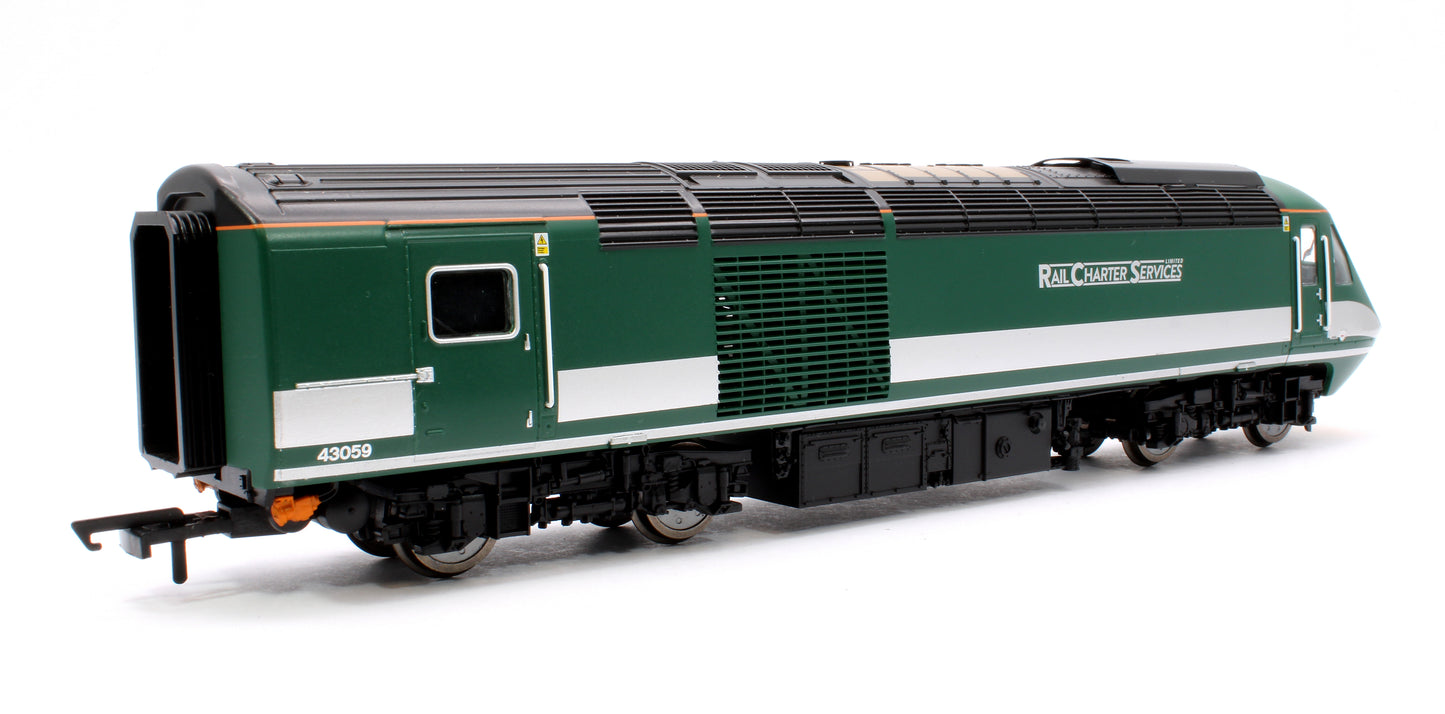 Class 43 HST Power Cars '43058 & 43059' Rail Charter Services Green Train Pack