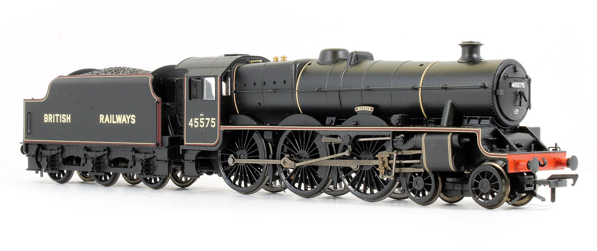 Pre-Owned Jubilee Class 45575 'Madras' British Railways Lined Black Steam Locomotive - DCC Fitted