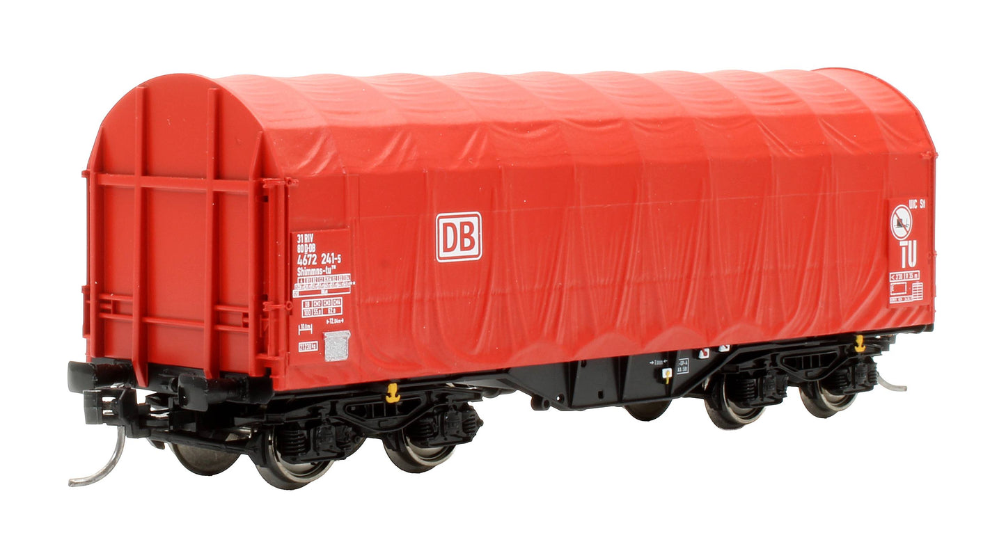 Pre-Owned 76011 3-Piece Set: DB Sliding Tarpaulin Wagons, Type Shimmns, DB '31 80 4776 012-3, 31 80 4776 254-1 & 31 80 4776 509-8'
