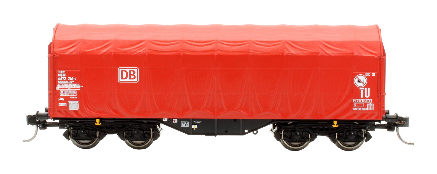 Pre-Owned 76011 3-Piece Set: DB Sliding Tarpaulin Wagons, Type Shimmns, DB '31 80 4776 012-3, 31 80 4776 254-1 & 31 80 4776 509-8'