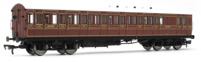 E86025 54ft non-Corridor Brake Third LBSCR Raw Umber No.4935