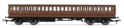 E86026 54ft non-Corridor Third LBSCR Raw Umber No.2186