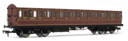 E86026 54ft non-Corridor Third LBSCR Raw Umber No.2186