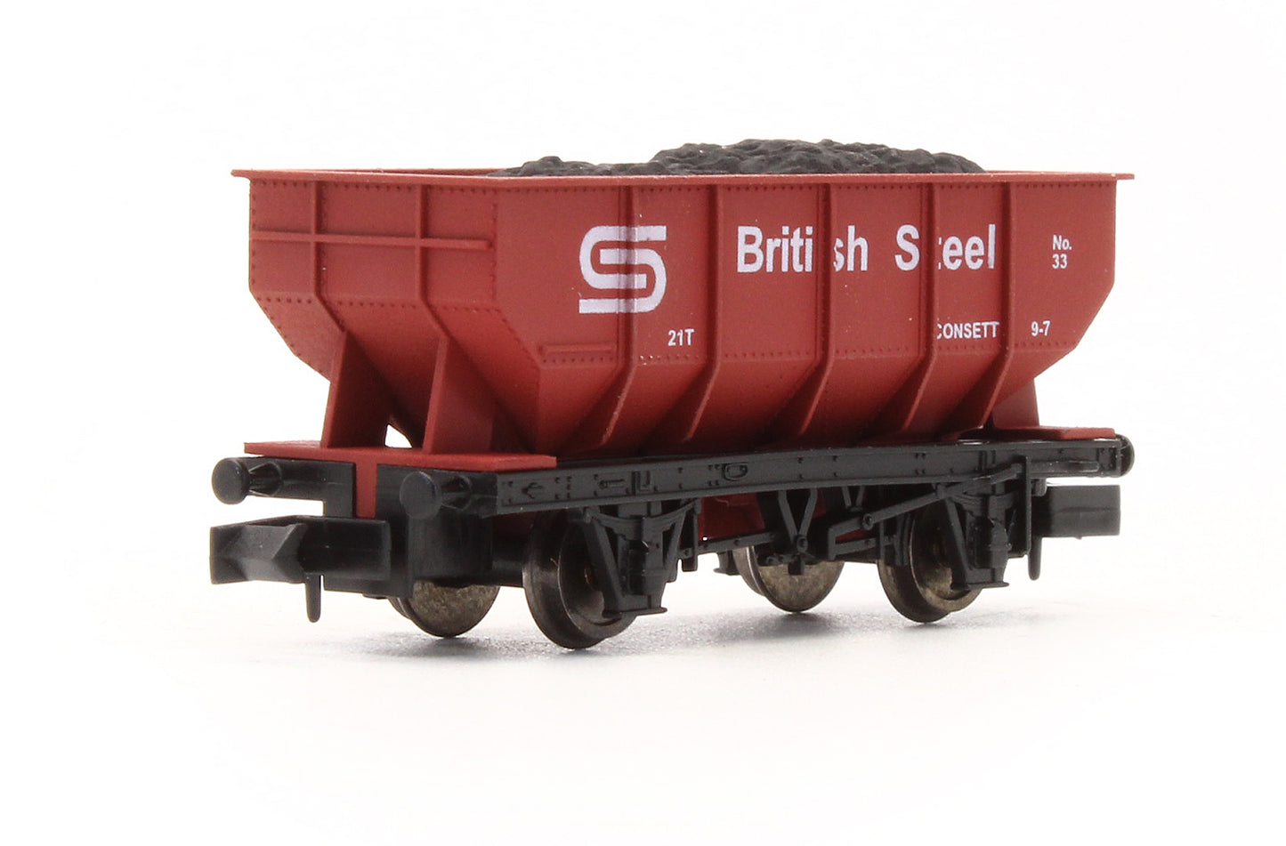 Pre-Owned 2F-034-039 British Steel 21T Hopper Wagon No.33