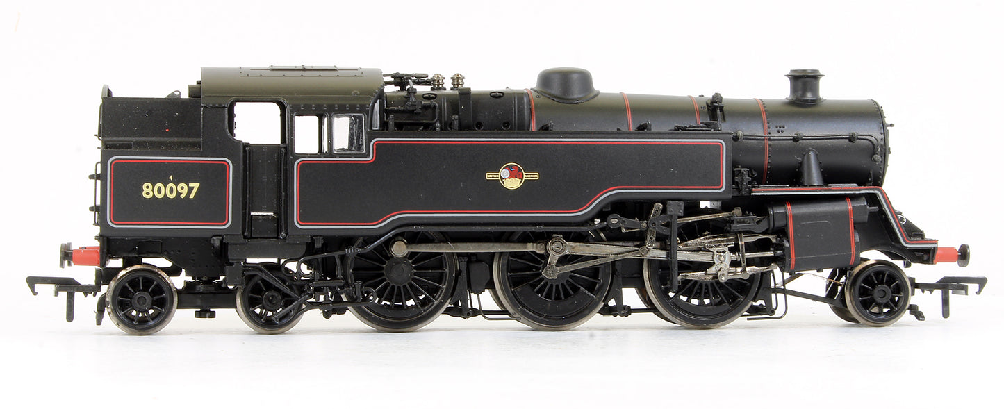 Pre-Owned Standard Class 4MT Tank 80097 BR Lined Late Crest Steam Locomotive
