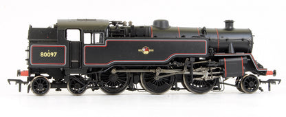 Pre-Owned Standard Class 4MT Tank 80097 BR Lined Late Crest Steam Locomotive