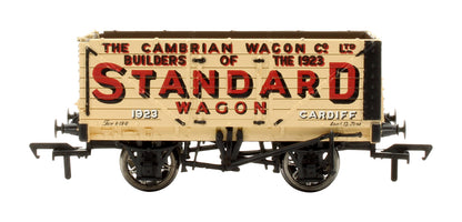 Pre-Owned 1998 Pre-Owned Bachmann Times 7 Plank Wagon Cambrian Standard Wagon Co. livery (Pale Yellow, No. 192