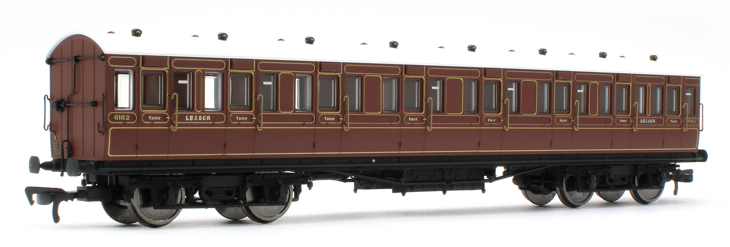 E86027 54ft non-Corridor Composite LBSCR Raw Umber No.6162