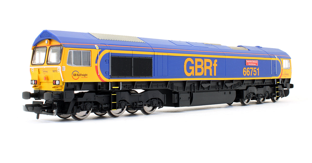 Pre-Owned R3573 GBRf Class 66751 'Inspiration Delivered Hitachi Rail Europe' Diesel Locomotive