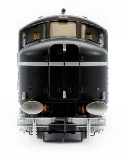 31-999ZSF LMS 10000 Black & Chrome With LMS Lettering Diesel Locomotive - DCC Sound