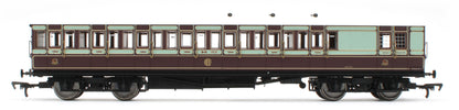 E86028 54ft non-Corridor Brake Third Caledonian Railway Plum & Off-White No.1301