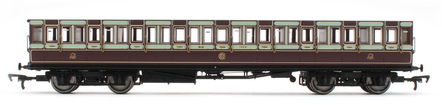 E86029 54ft non-Corridor Third Caledonian Railway Plum & Off-White No.1422