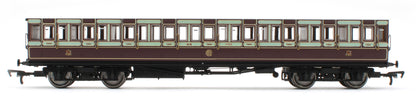 E86029 54ft non-Corridor Third Caledonian Railway Plum & Off-White No.1422