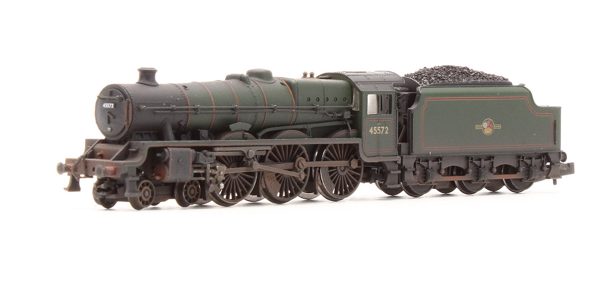 Pre-Owned 372-481 BR Green Jubilee Class 'Eire' 45572 BR Green Late Crest Steam Locomotive - DCC Fitted - Custom Weathered