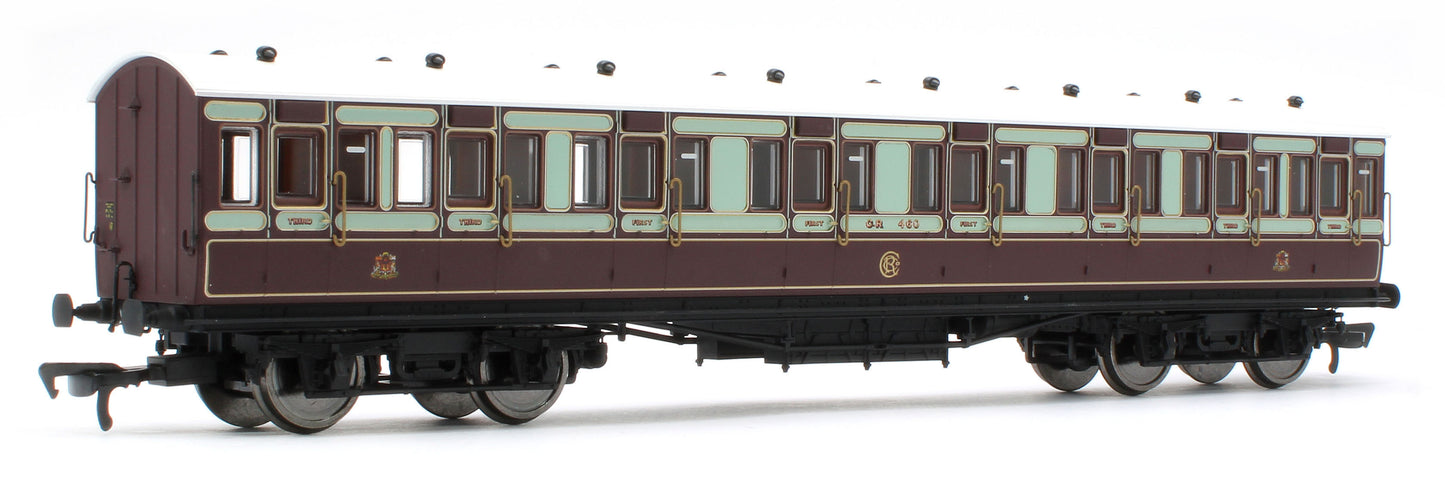 E86030 54ft non-Corridor Composite Caledonian Railway Plum & Off-White No.460