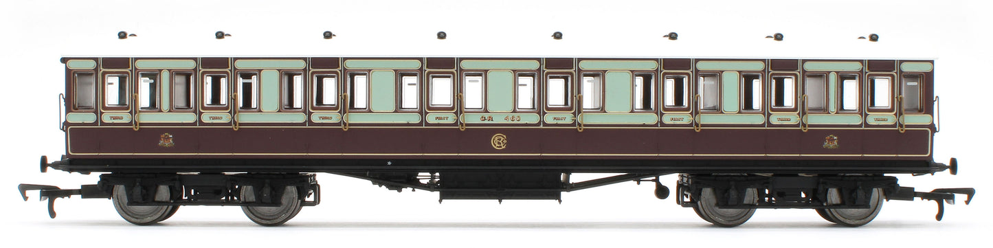 E86030 54ft non-Corridor Composite Caledonian Railway Plum & Off-White No.460