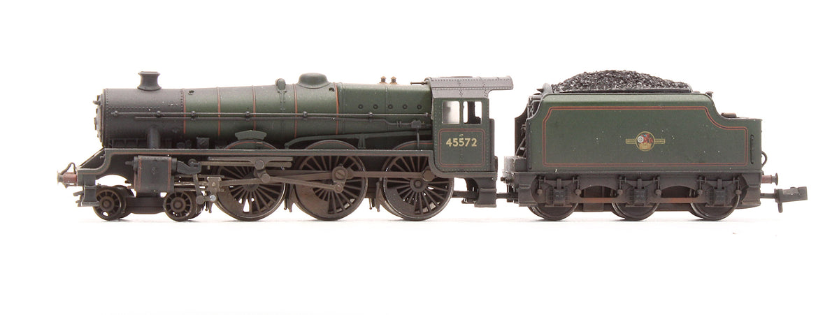 Pre-Owned 372-481 BR Green Jubilee Class 'Eire' 45572 BR Green Late Crest Steam Locomotive - DCC Fitted - Custom Weathered