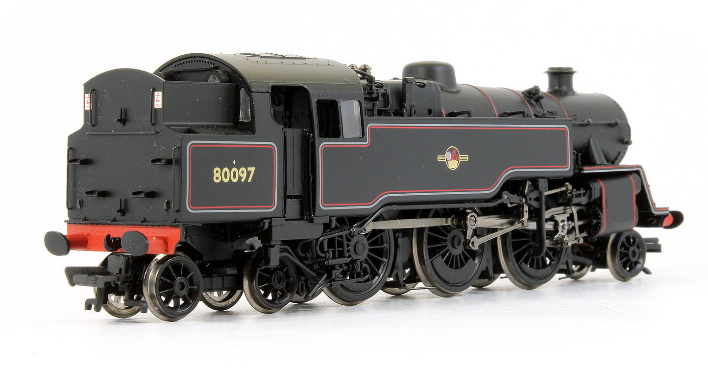 Pre-Owned Standard Class 4MT Tank 80097 BR Lined Late Crest Steam Locomotive