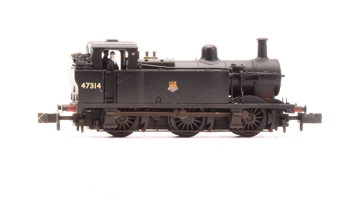 Pre-Owned 372-211A Class 3F Jinty 47314 BR Black Early Emblem Steam Locomotive - DCC Fitted - Custom Weathered