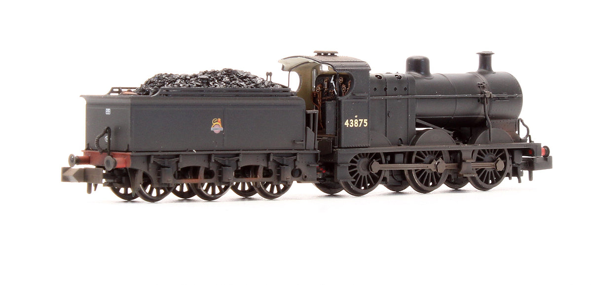 Pre-Owned Midland Class 4F 43875 BR Black Early Emblem Steam Locomotive - DCC Fitted - Custom Weathered